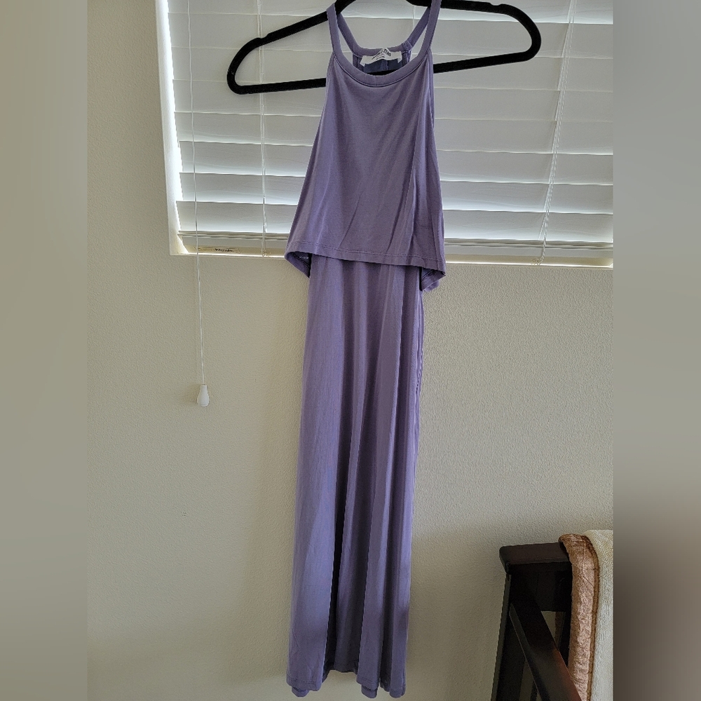 Lavender dress S cut out Maxi Dress